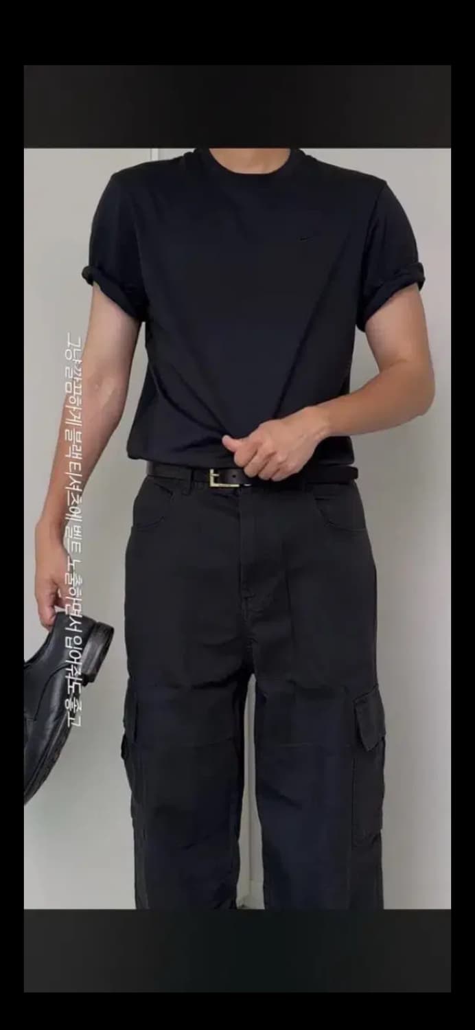 무료배송) 나이키 드라이핏 티셔츠 블랙 105 size 상품이미지3