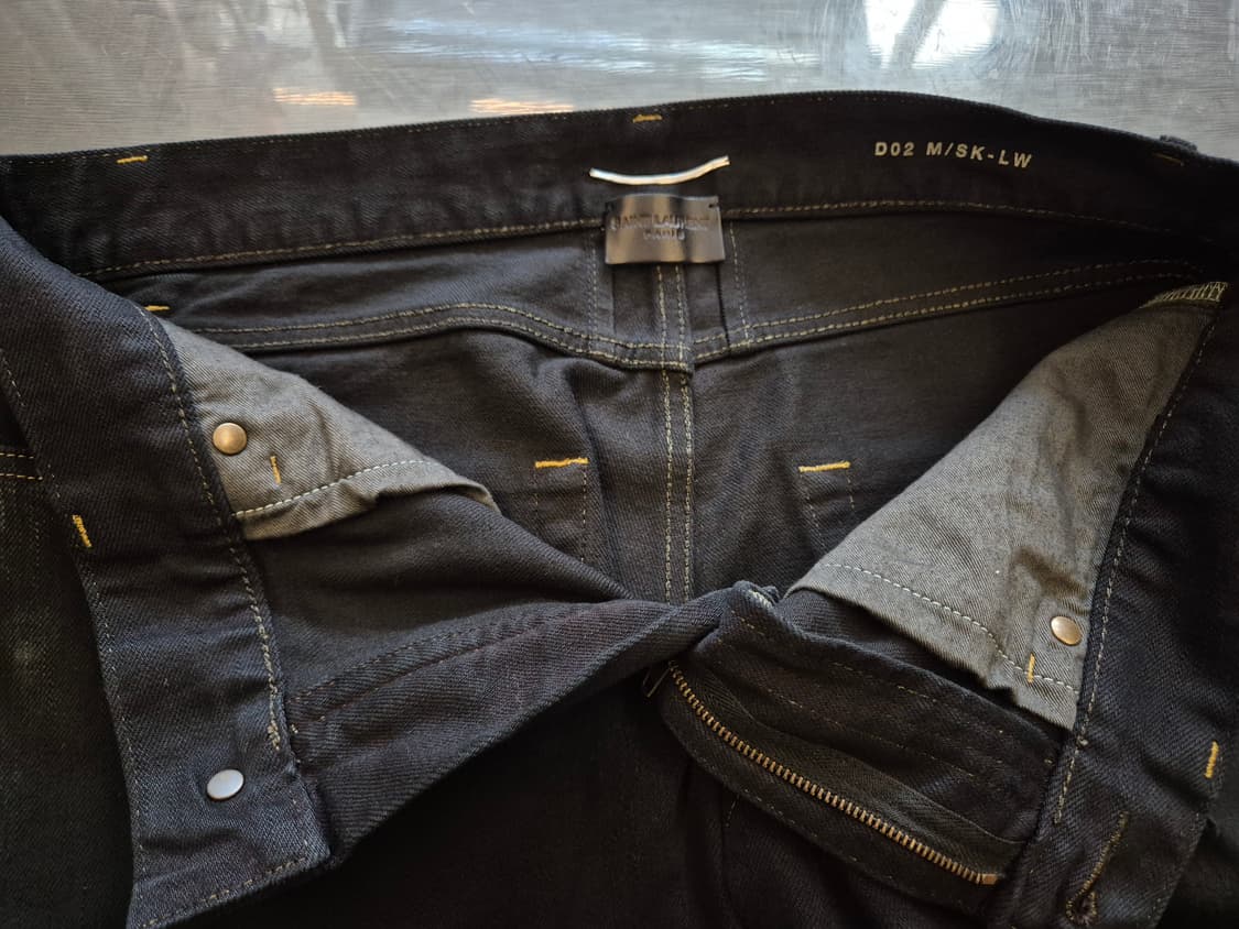 15aw Saint Laurent 에디슬리먼 디스트로이드 진 지디착용 상품이미지7