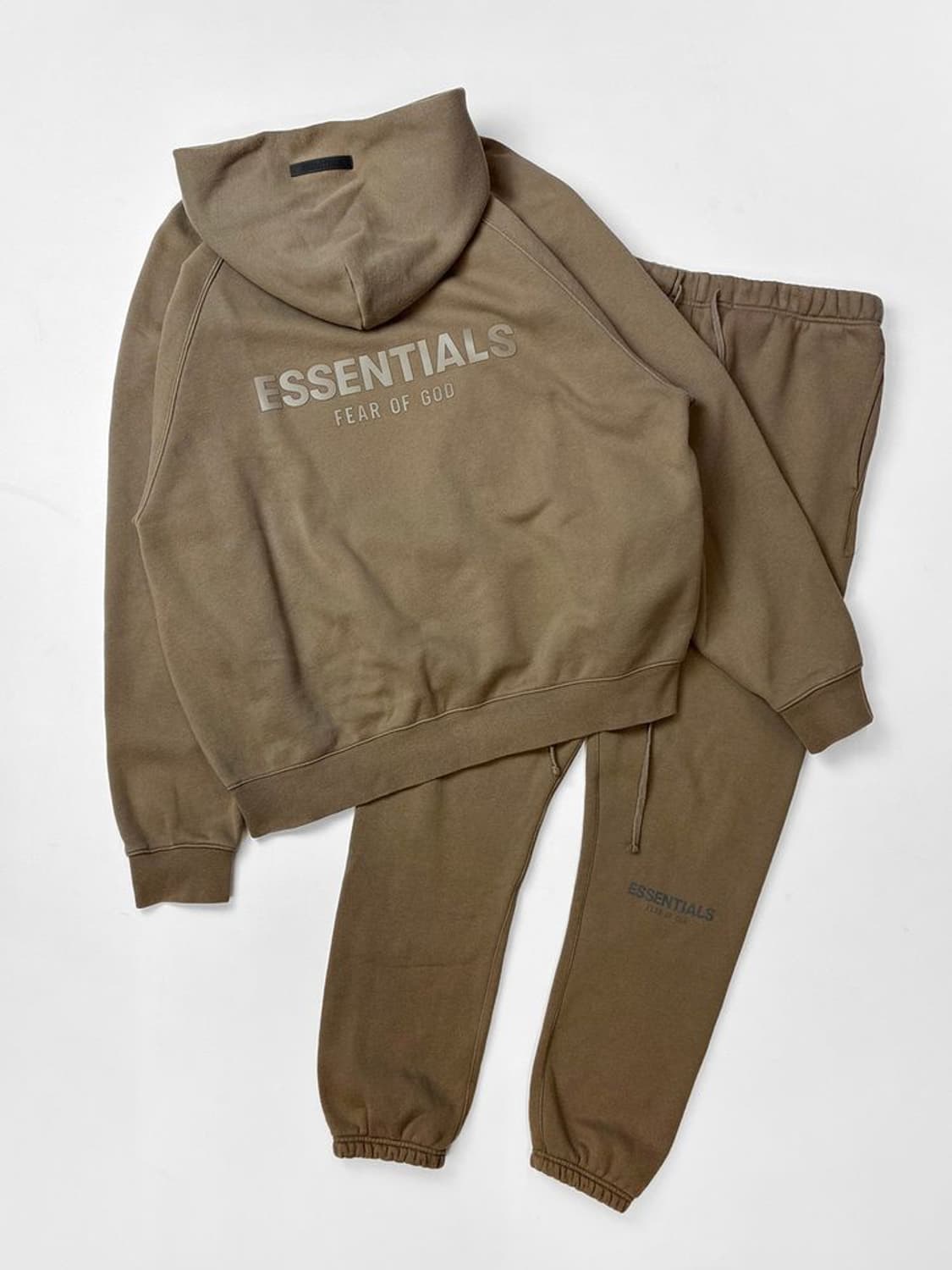 에센셜 피어오브갓 기모 헤비코튼 빅로고 스웻 세트 PN5091 상품이미지1