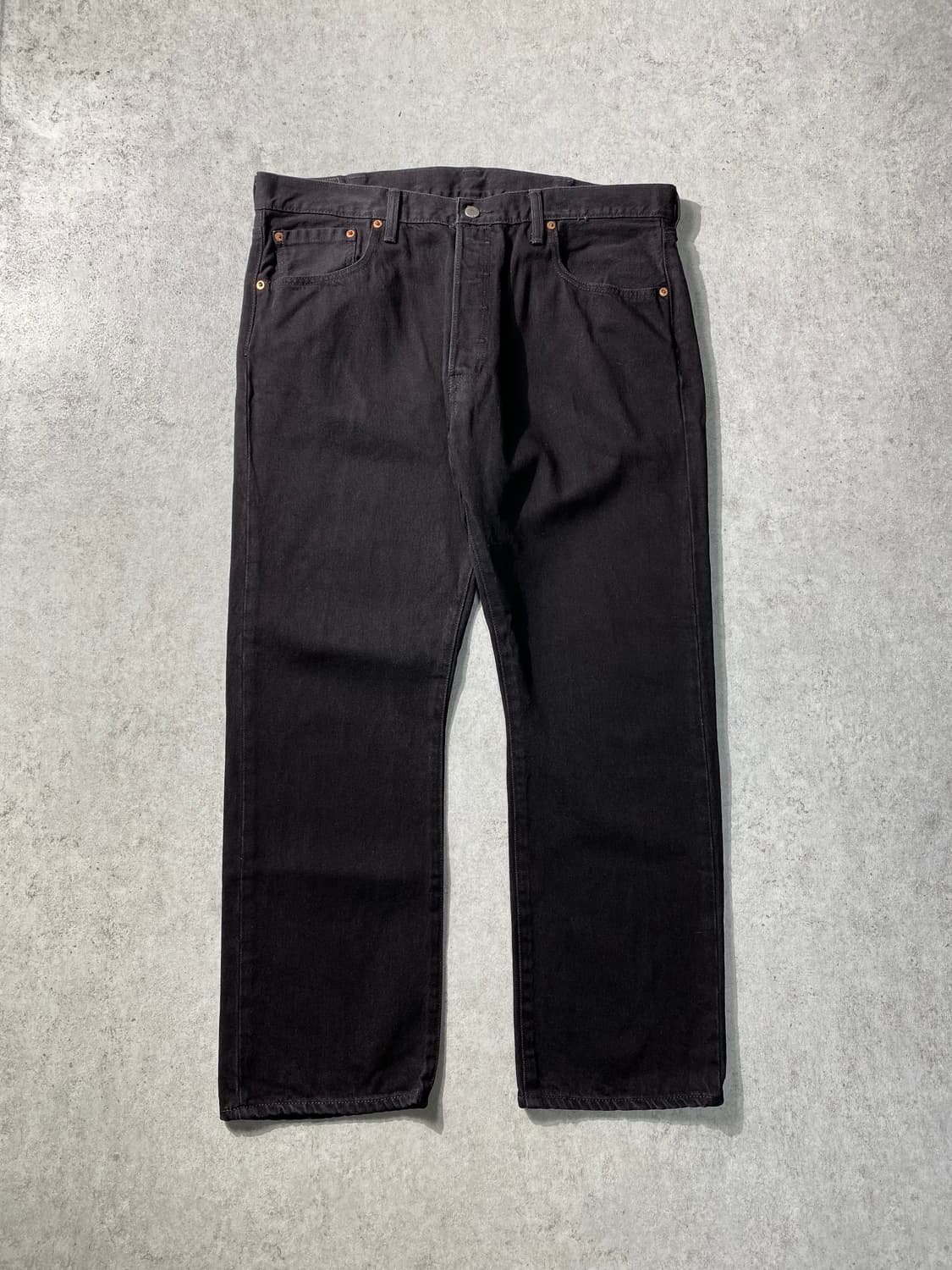 [38]Levi's 501 리바이스 블랙 데님팬츠  Made in USA 상품이미지1