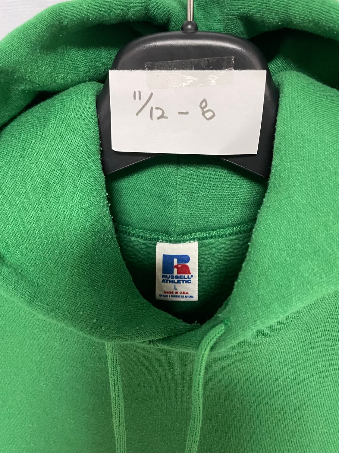 [D.O Vtg] 80s 러셀 50/50 후드 그린(L) 상품이미지6