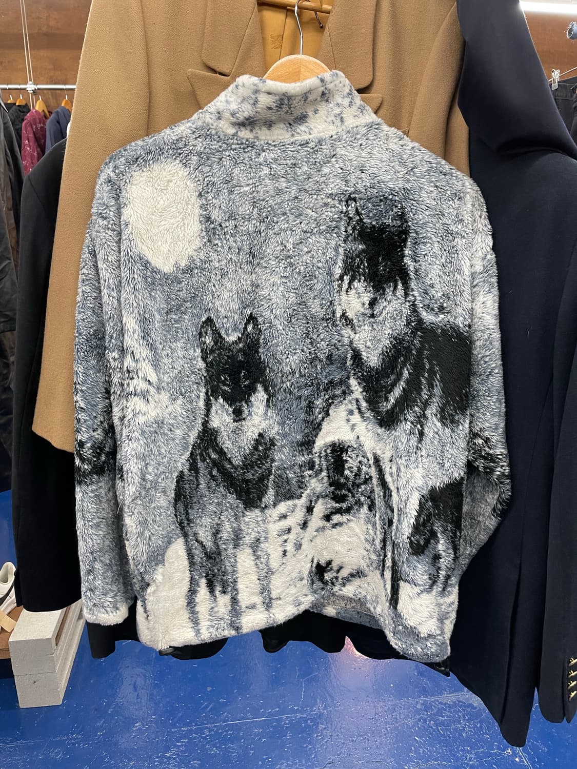 1990s USA Wolfs fleece jaket 상품이미지5