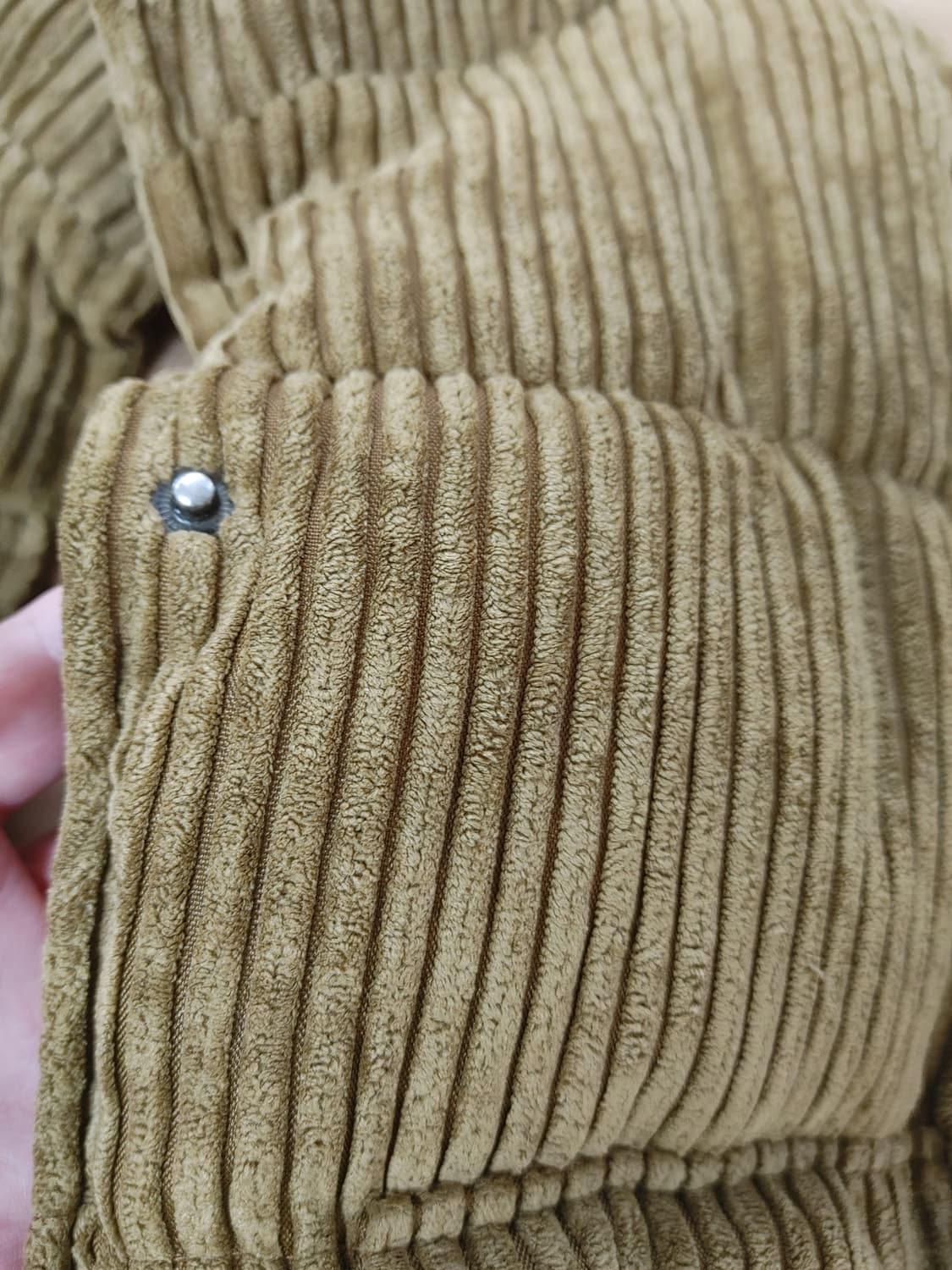 폴리소재 골지 디자인 폴리 패딩 조끼 상품이미지4