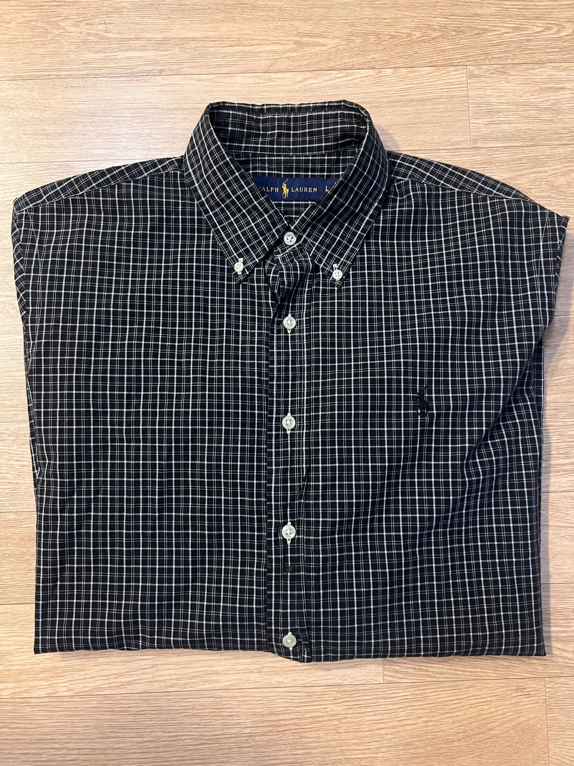 Polo Ralph Lauren 블랙 체크 셔츠 상품이미지1