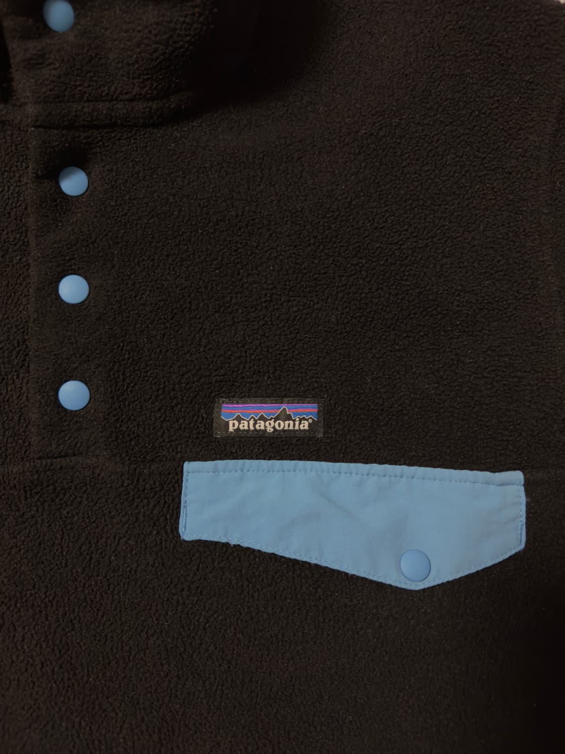 파타고니아 신칠라 스냅-T 플리스 풀오버 블랙 L 상품이미지5