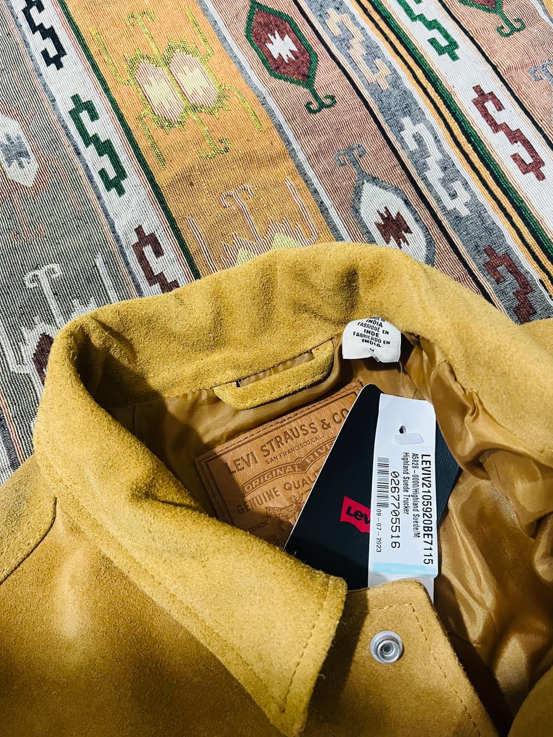 리바이스 프리미엄라인 리얼스웨이드 자켓 M 상품이미지3