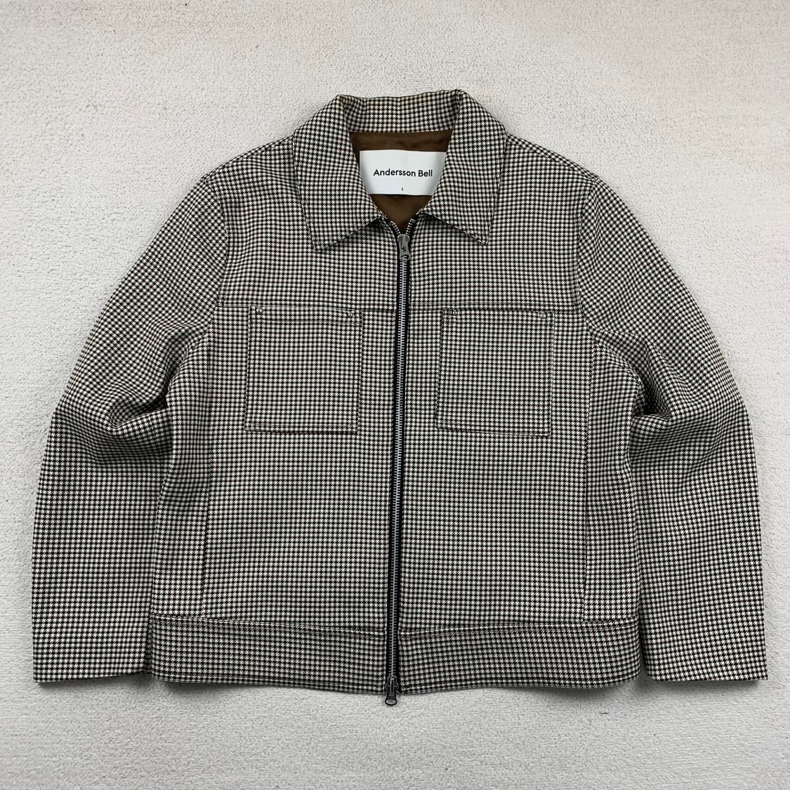 앤더슨벨 토마스 체크 스터드 자켓  상품이미지1