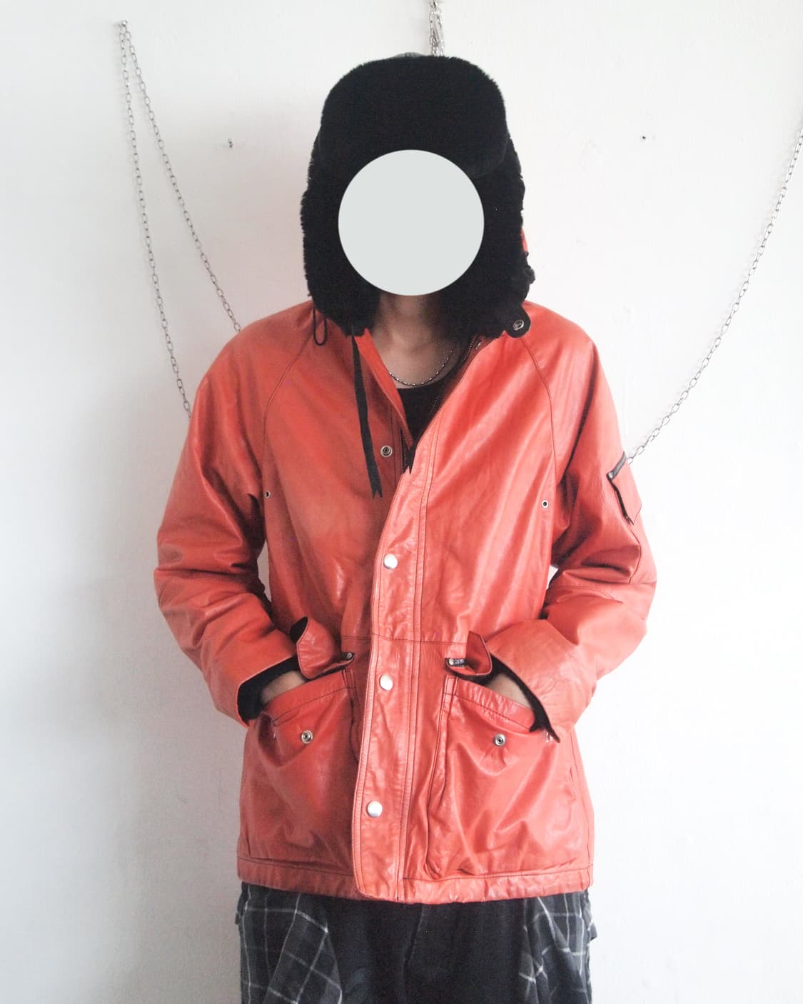 russian vtg 레더 트루퍼햇 상품이미지6