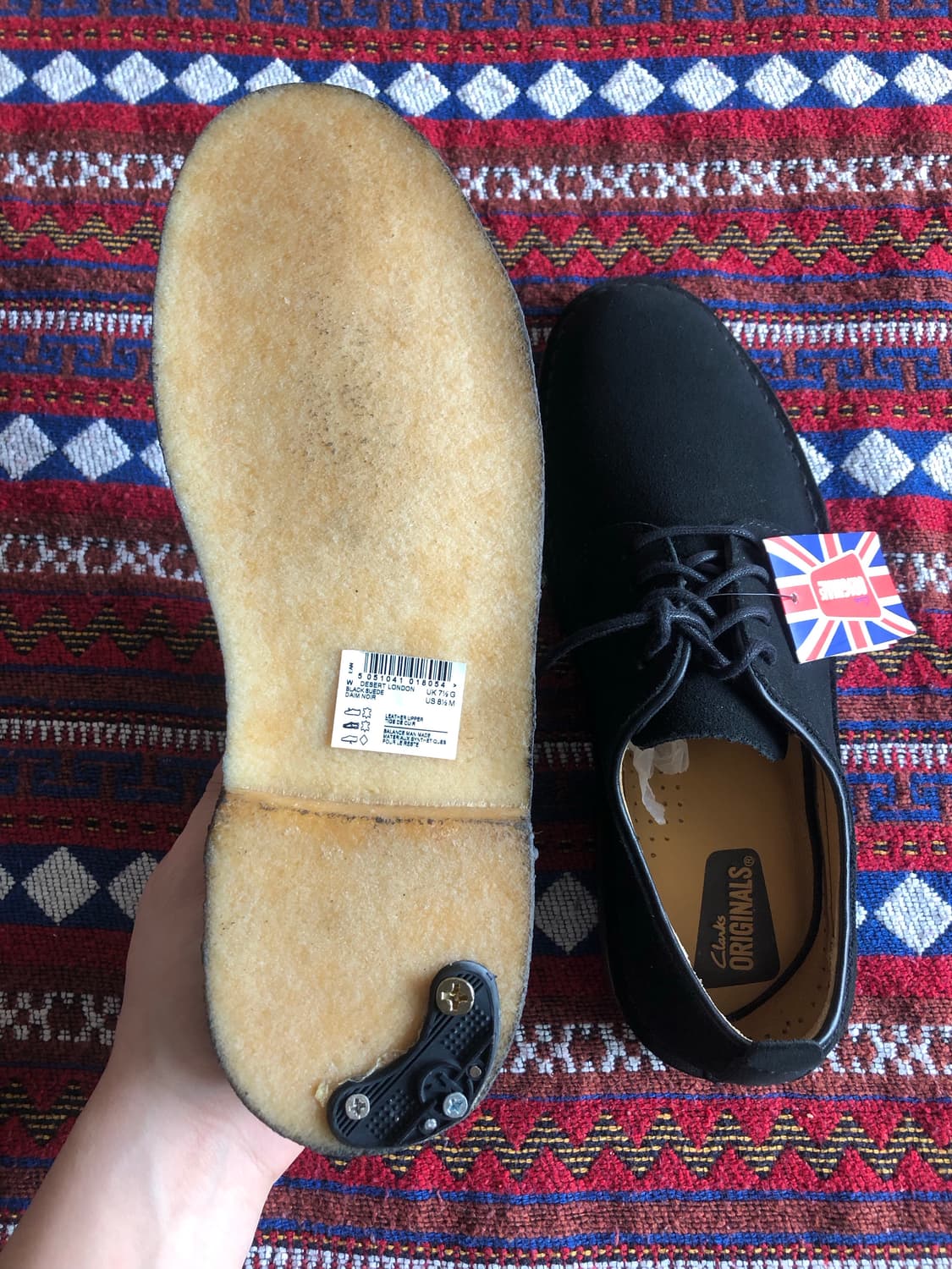 클락스 데저트 런던 블랙 255 미사용 상품이미지6