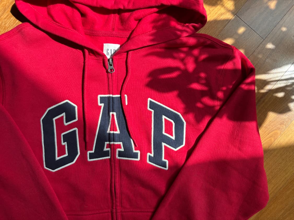 GAP 레드 후드집업 상품이미지2