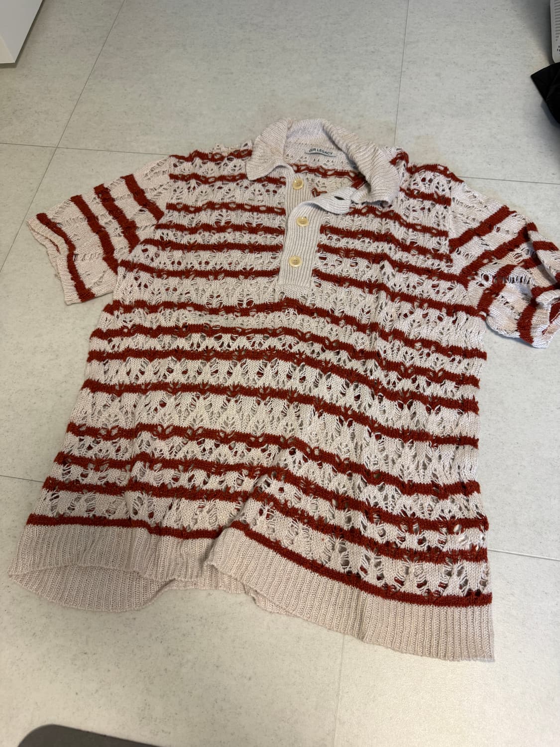 아워레가시 빅피케 셔츠  상품이미지2