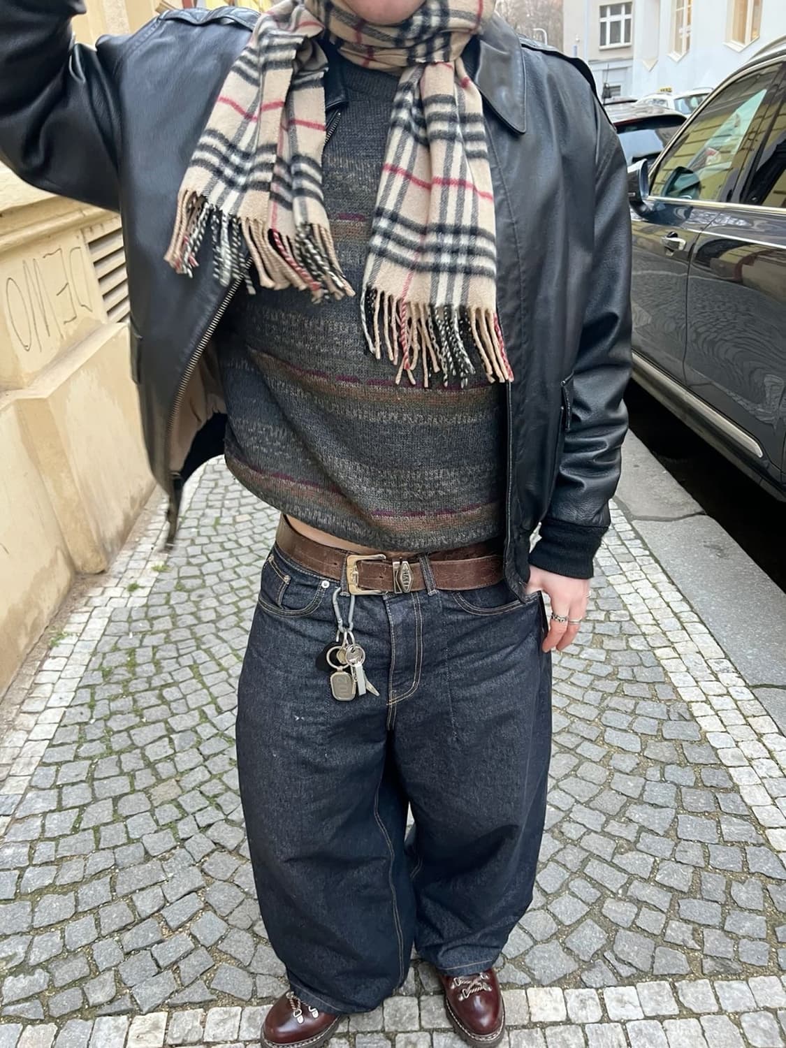 유니클로 이탈리안레더개리슨 벨트 상품이미지8