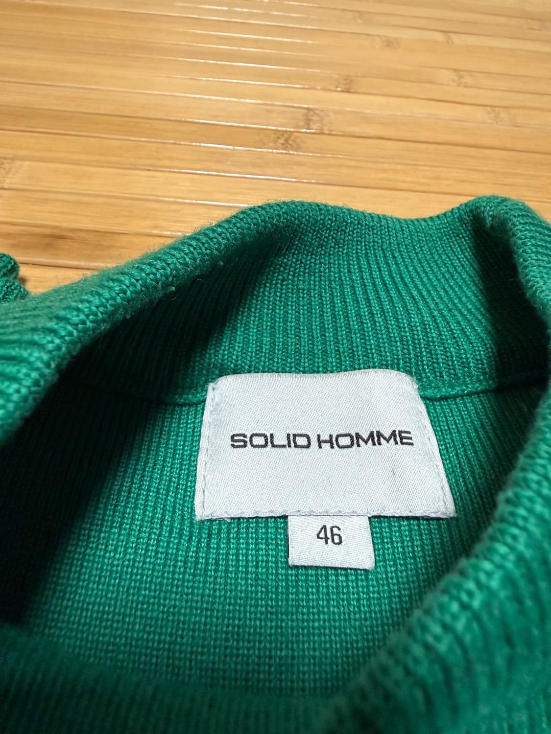 솔리드옴므 멀티 포켓 오버 사이즈 니트 상품이미지4