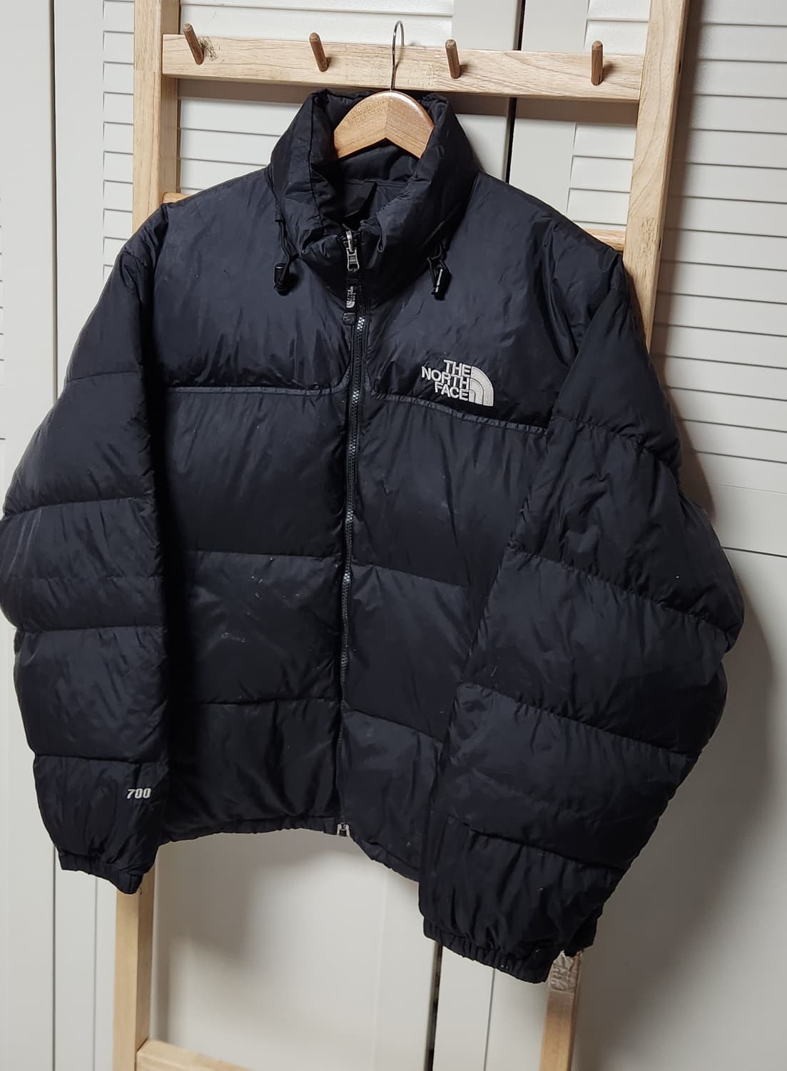 노스페이스 700 눕시 블랙 패딩 자켓 상품이미지2