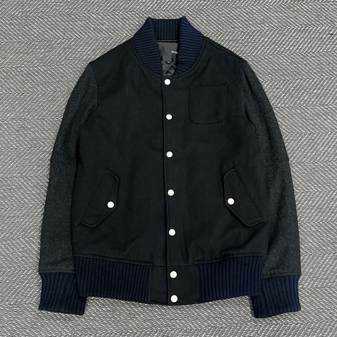 브루스리 니트카라 블루종 v1240 상품이미지1