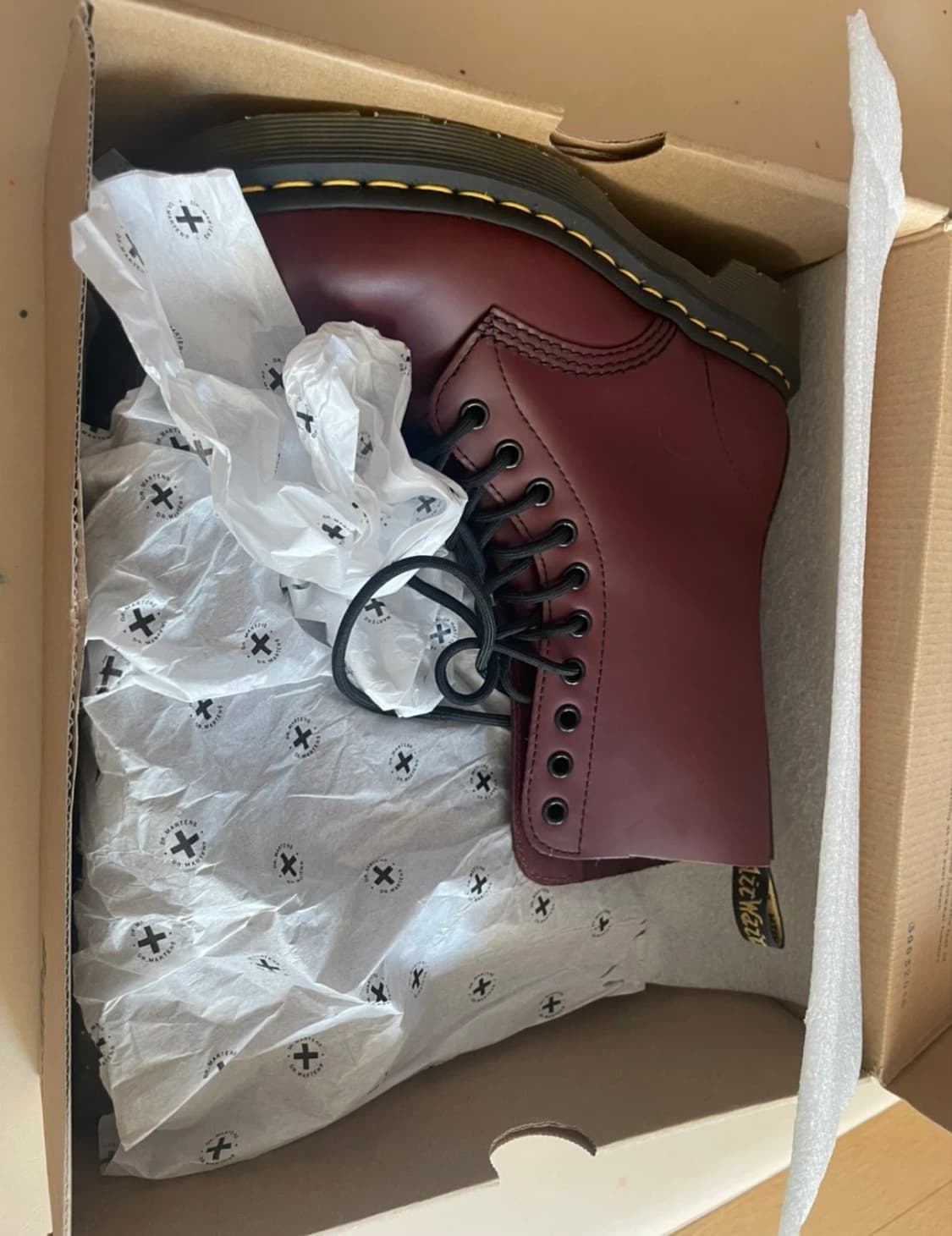 닥터마틴 1490 버건디 스무스 240 (새상품) 상품이미지2