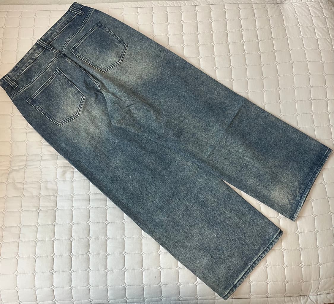 키뮤어 올데이 와이드 데님 팬츠 L 상품이미지2