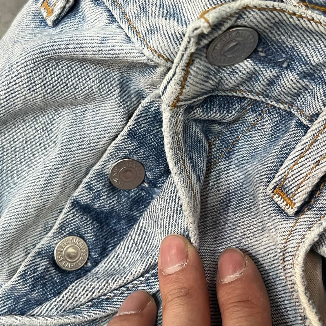 USA 리바이스 501 데님 팬츠 y14793 상품이미지7