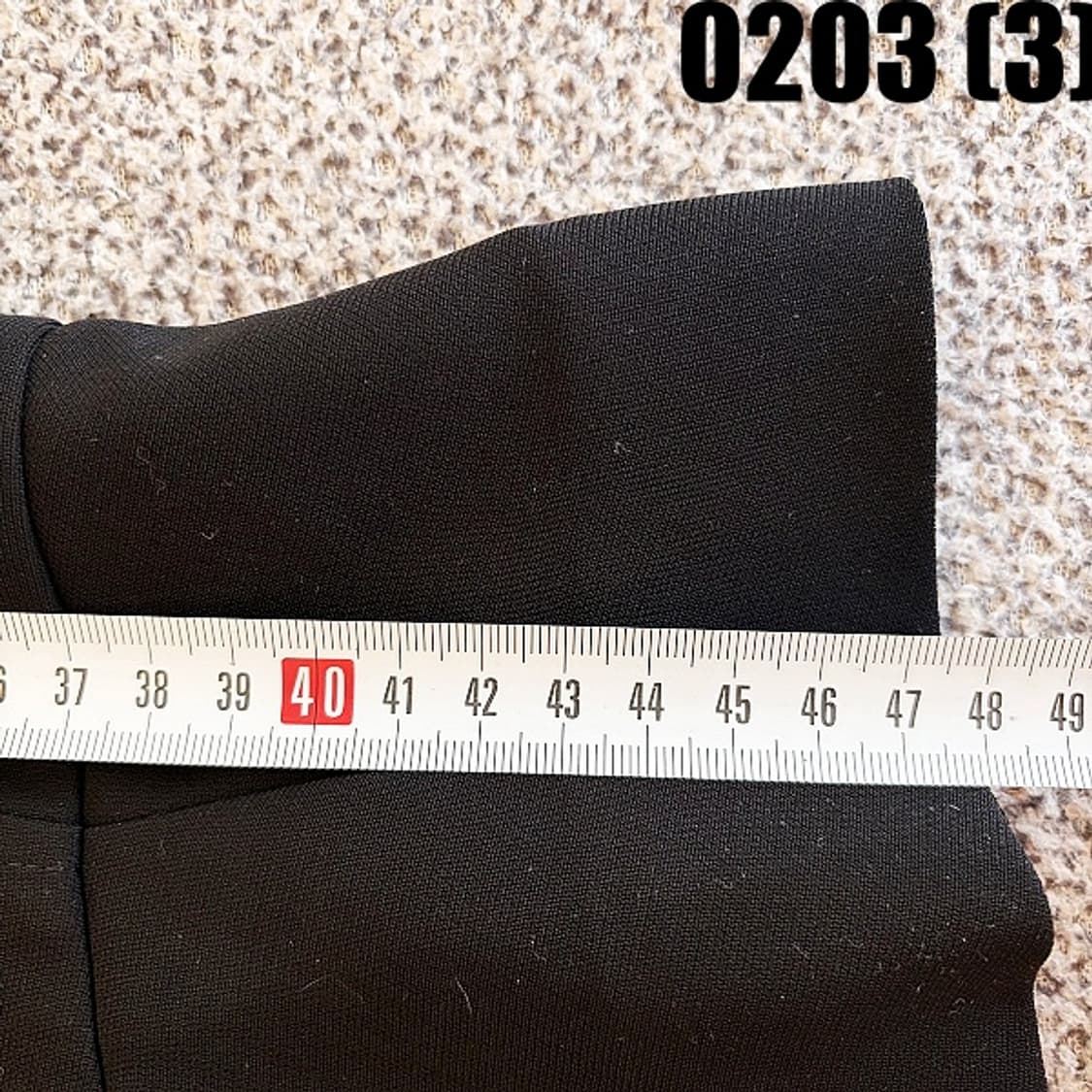 [3] 린 여성 블랙 원버튼 어깨 퍼프 블레이더 자켓 상품이미지6