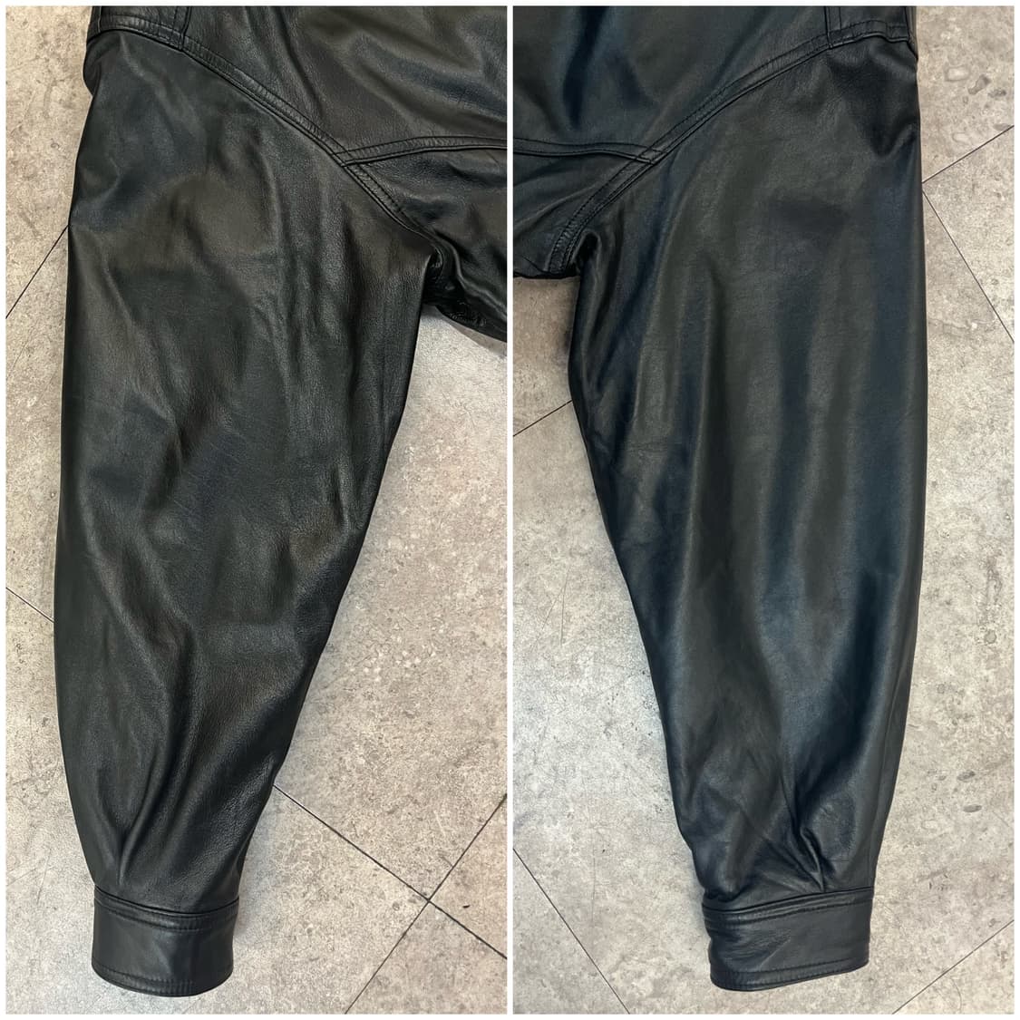 빈티지 양가죽 레더 자켓 블랙 M #csz3942 상품이미지5