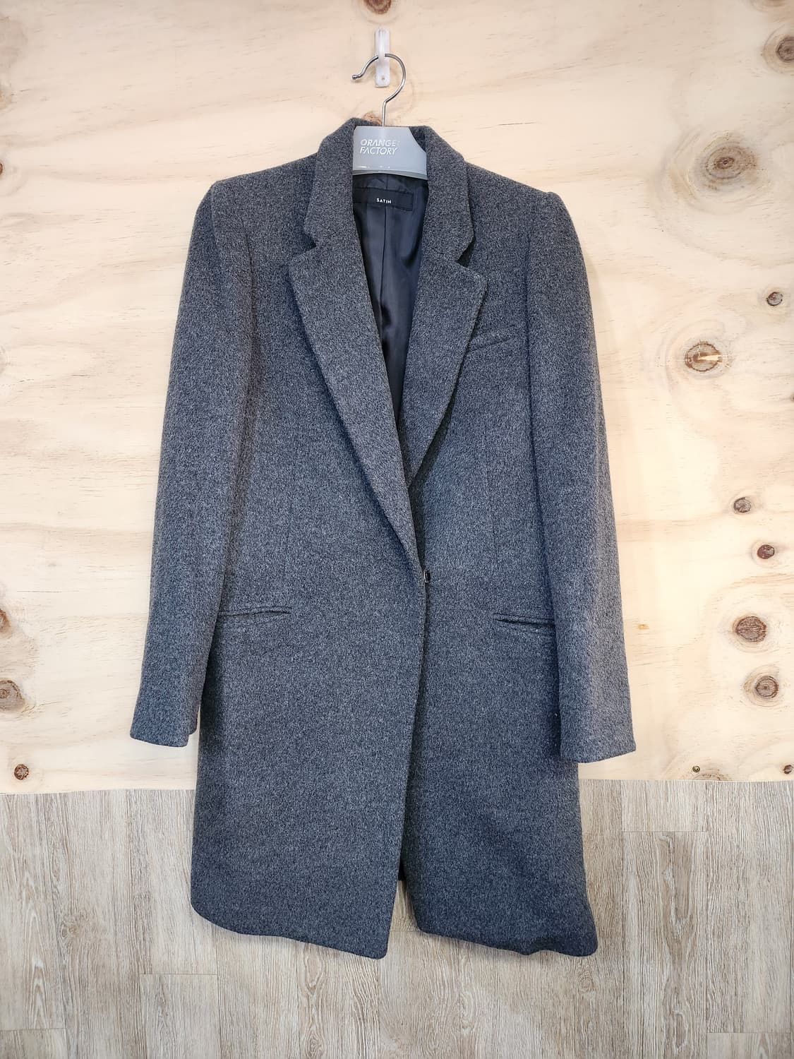 179) 샤틴 SATIN 모직 코트 상품이미지1