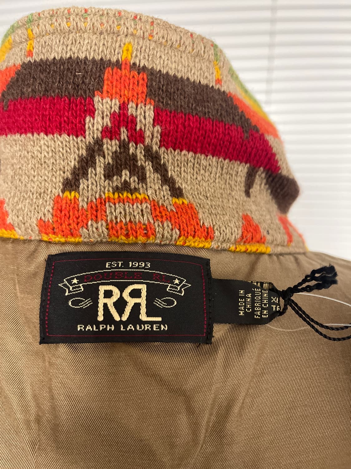 RRL 더블알엘 캐시미어 믹스드 네이티브 울 니트 자켓 XL 상품이미지8