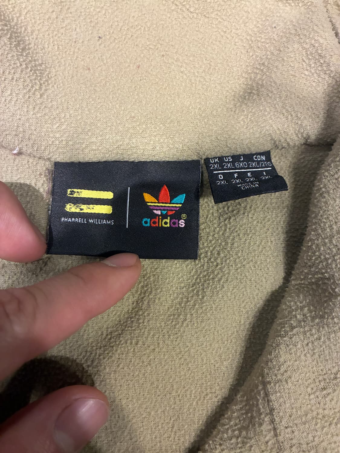 2XL) 아디다스 퍼렐 윌리엄스 카모 아노락 하프집업 상품이미지2