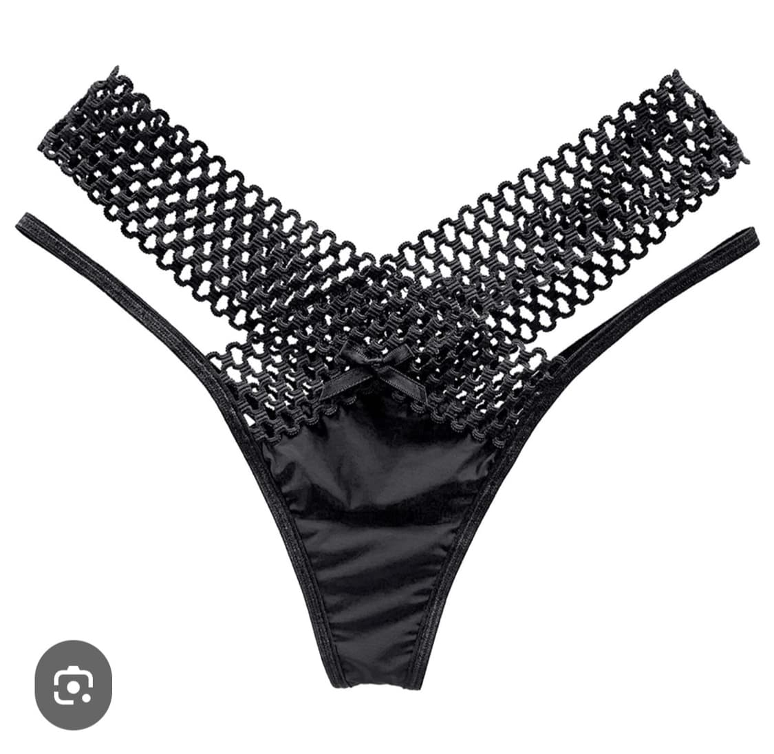 (새상품바디프로필 촬영용 크로스 레이스 티팬티 블랙 FREE(44~66) 상품이미지7