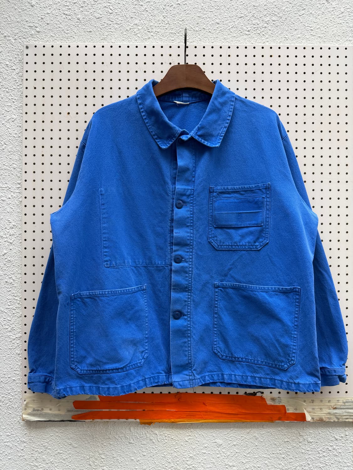 OLD VINTAGE WASHED BLUE 빈티지 프렌치워크자켓 상품이미지1