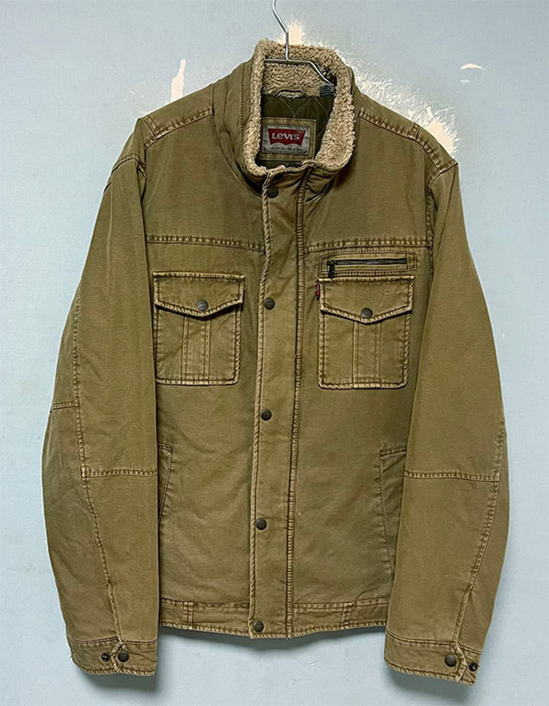 리바이스 남자 면자켓 누빔 추동 캐주얼 XL 105 상품이미지1