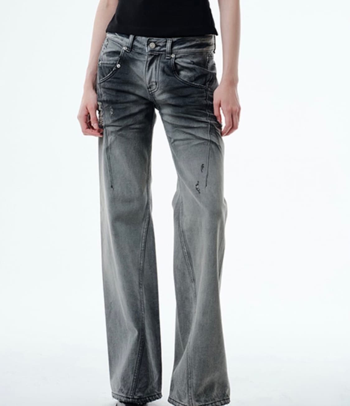 INES JEANS (GREY)  상품이미지1