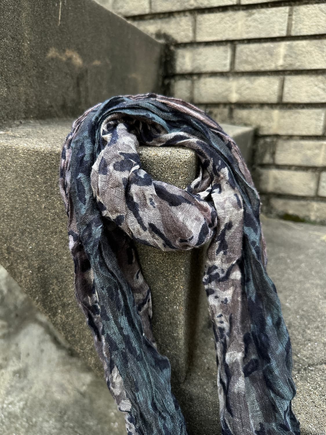 Vintage brown leopard scarf 상품이미지3