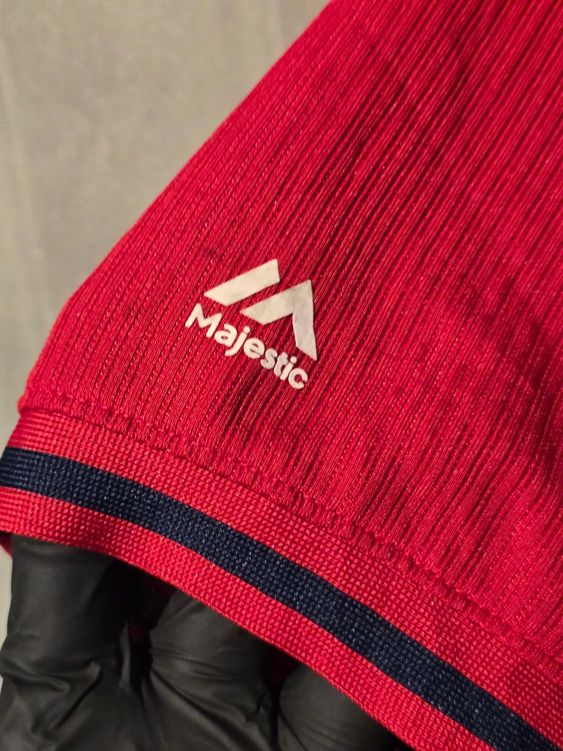 Majestic 베이스볼 버튼 저지 셔츠 상품이미지2
