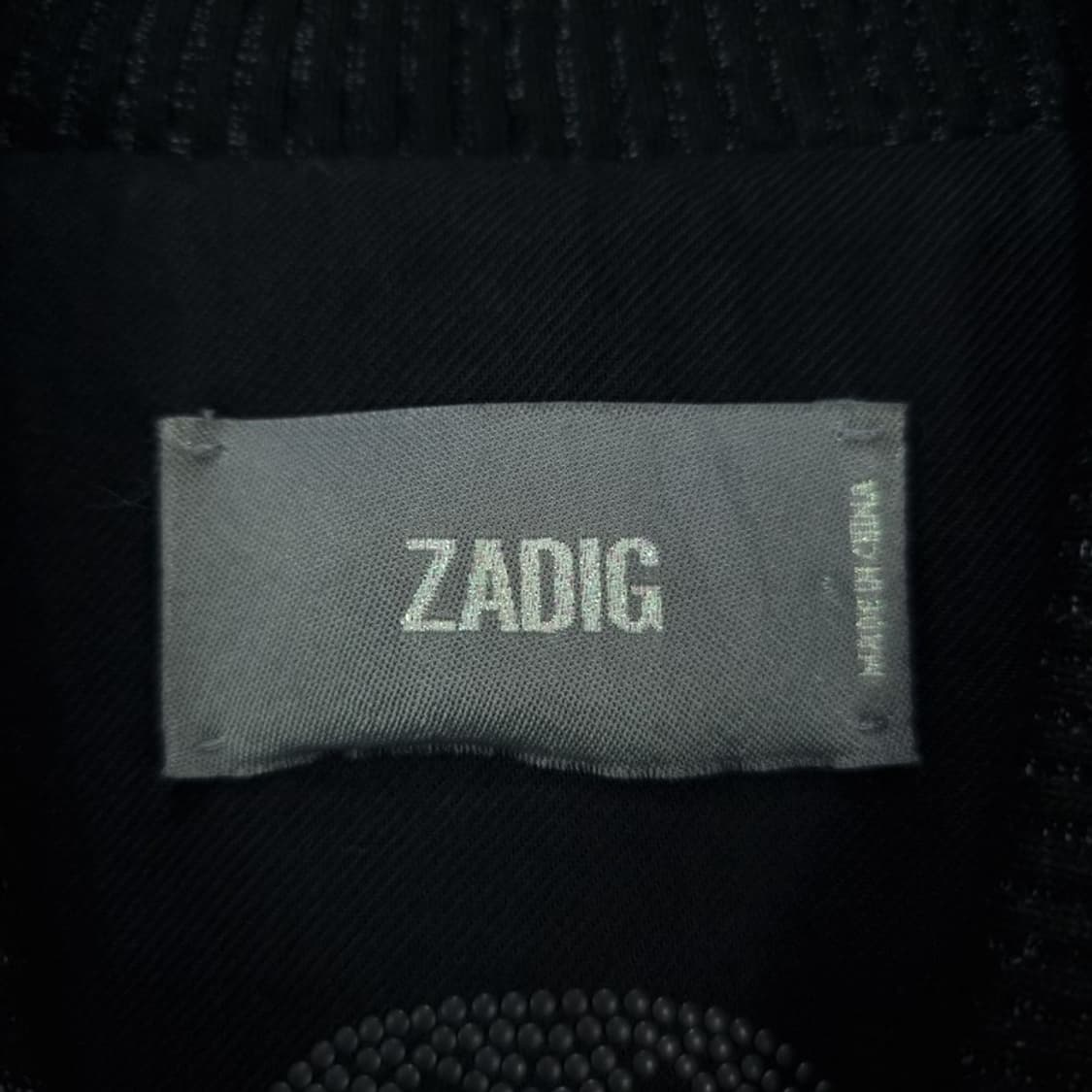 [쟈딕앤볼테르] 더블 지퍼 블루종 봄버 자켓 블랙 P01447 상품이미지8