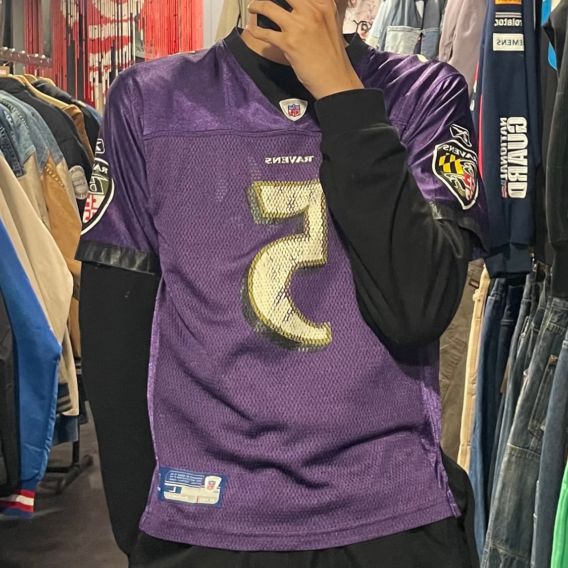 [IM] NFL X Reebok RAVENS No.5 FLACCO 반팔 상품이미지3