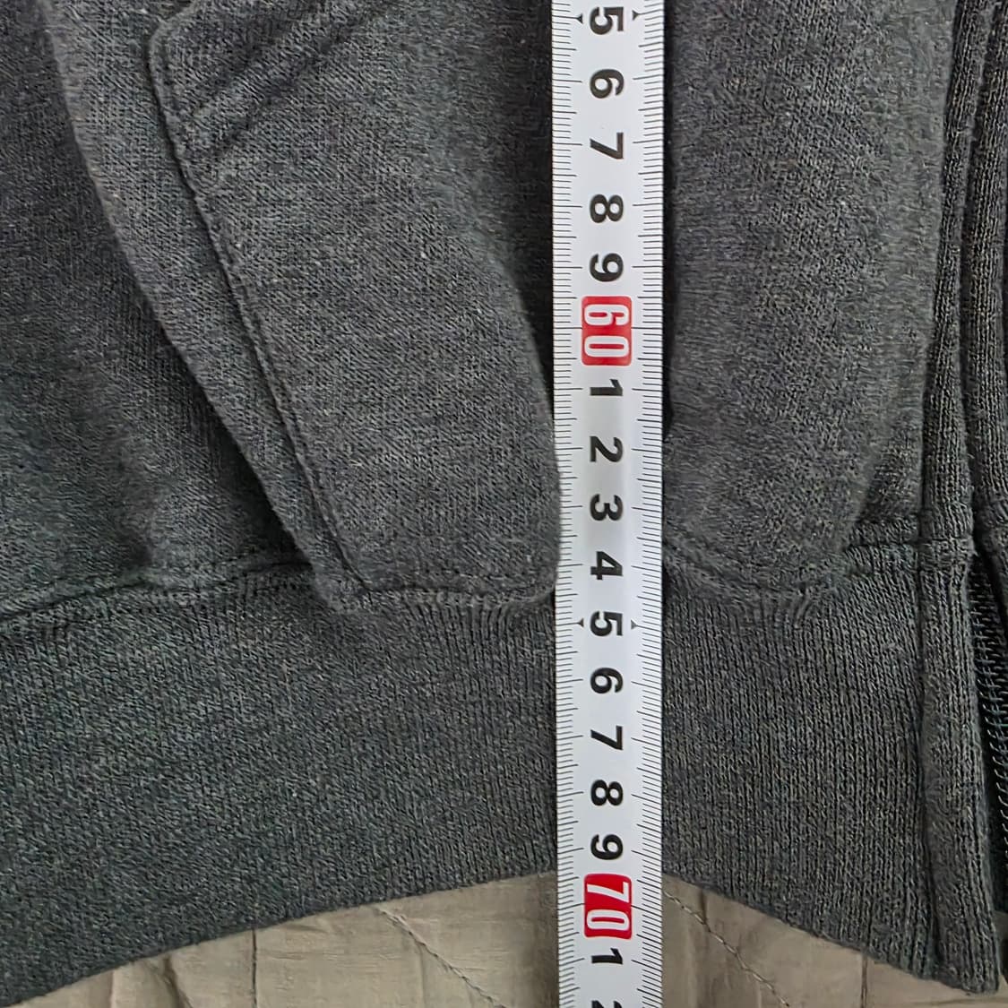 [XXL] 90s 빈티지 러셀 애슬레틱 후드집업 투톤 블루/다크 그레이 상품이미지8