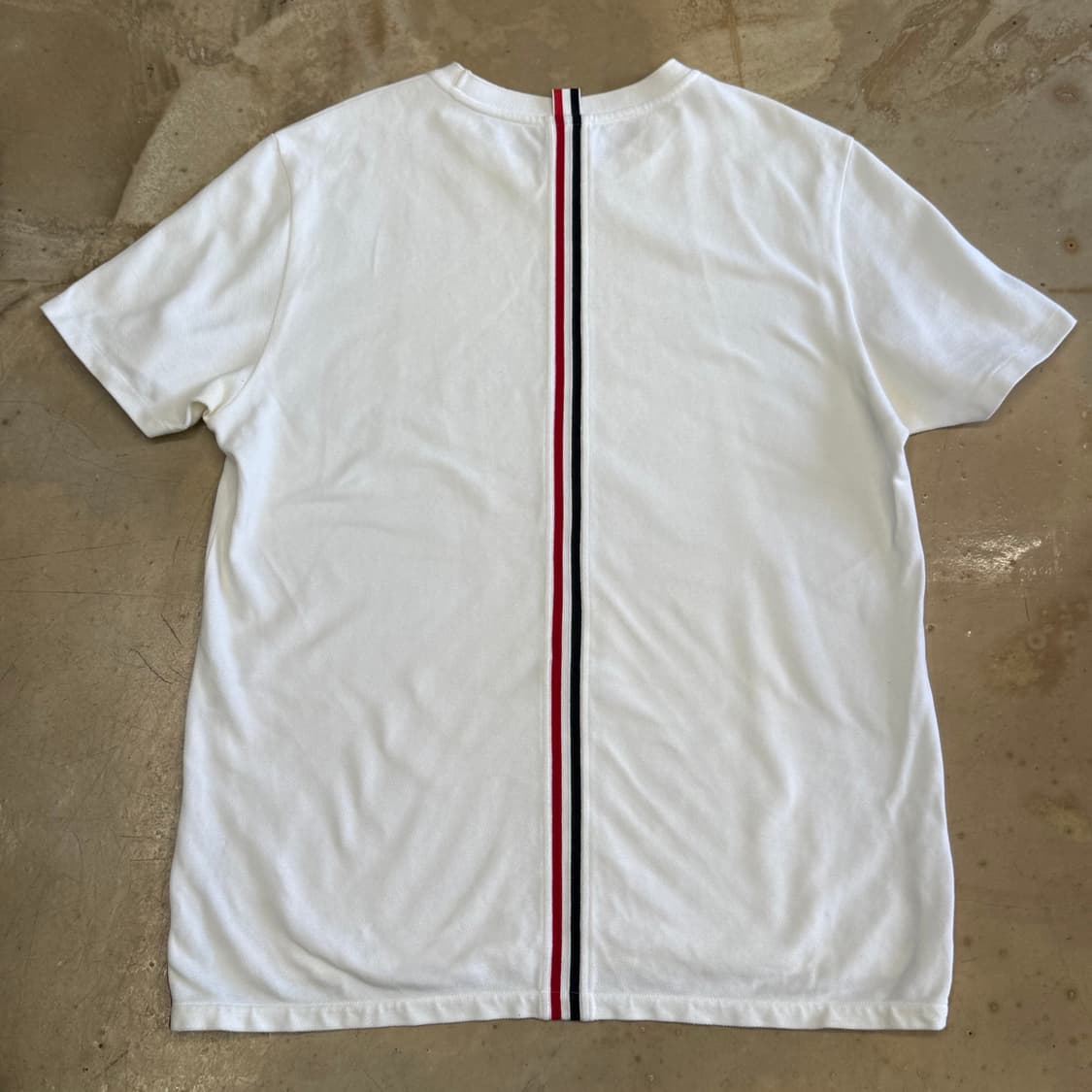 5 톰브라운 백스티치 화이트 티셔츠 상품이미지2