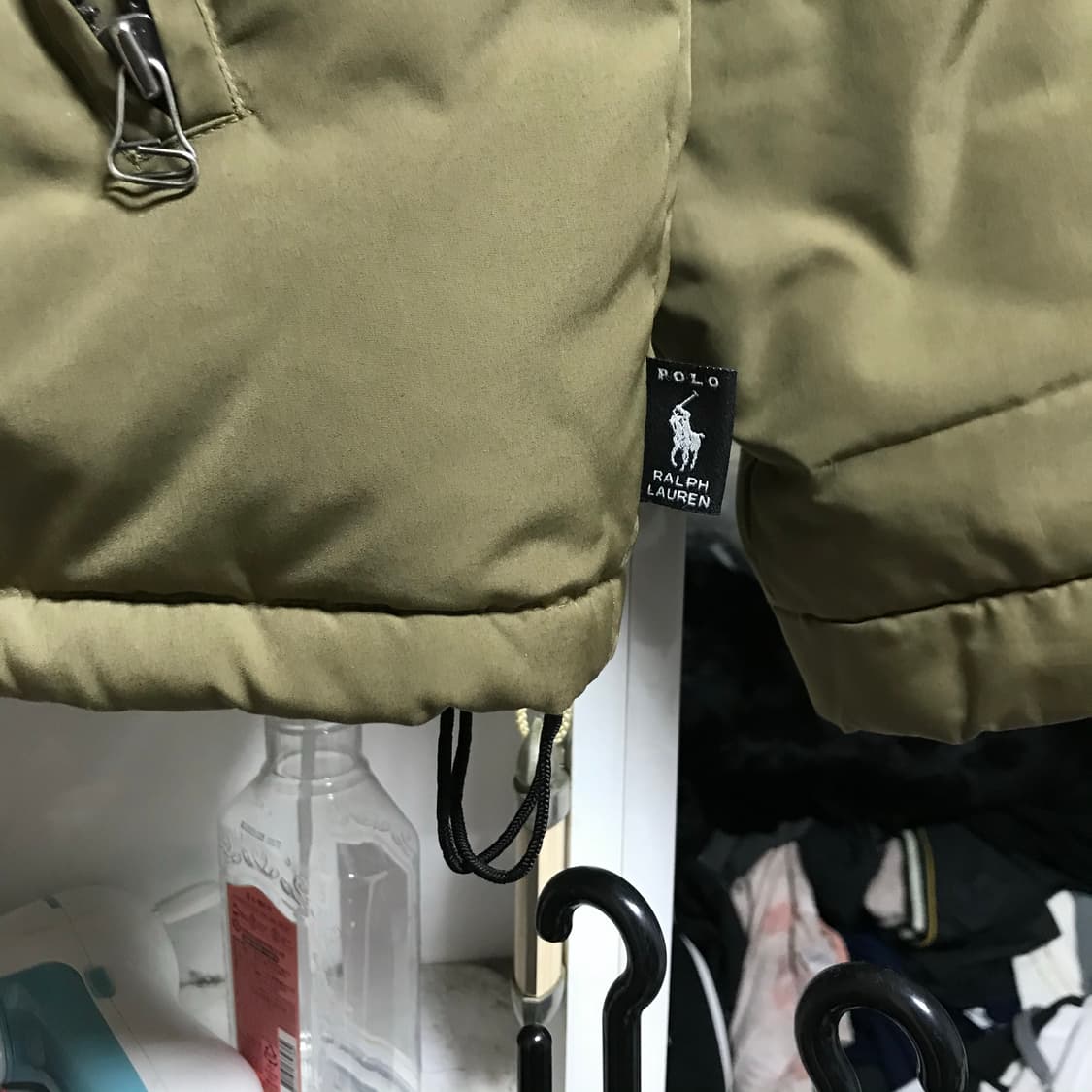 폴로 랄프로렌 90s 정품 사이드로고 누빔 패딩점퍼 상품이미지3