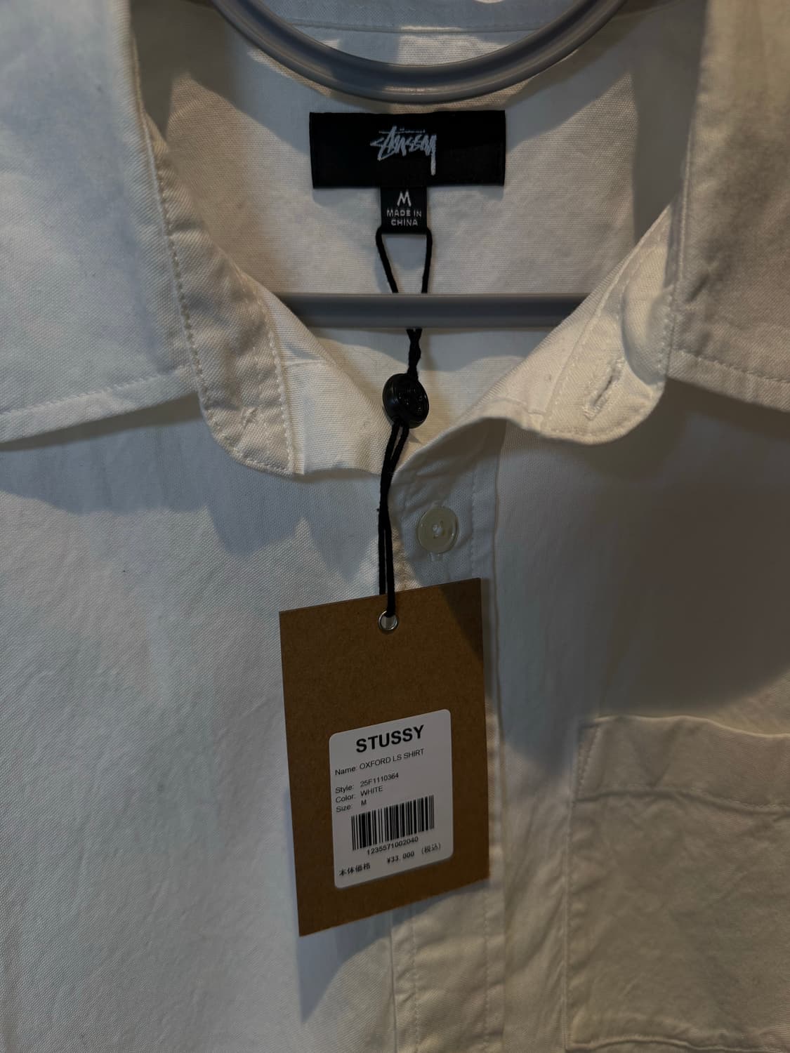 스투시 25AW 옥스포드 셔츠 새상품 상품이미지3