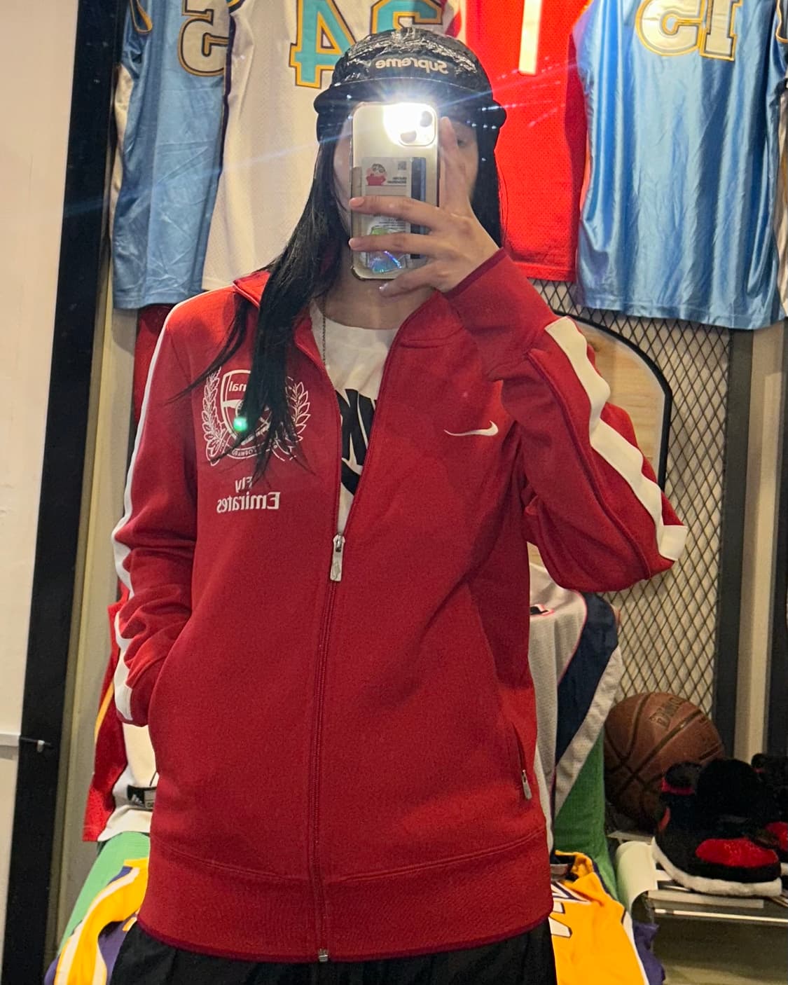 Nike red arsenal jersey 상품이미지2