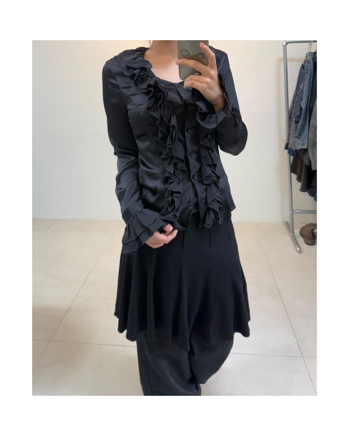 Naracamic 프릴 블라우스 상품이미지4