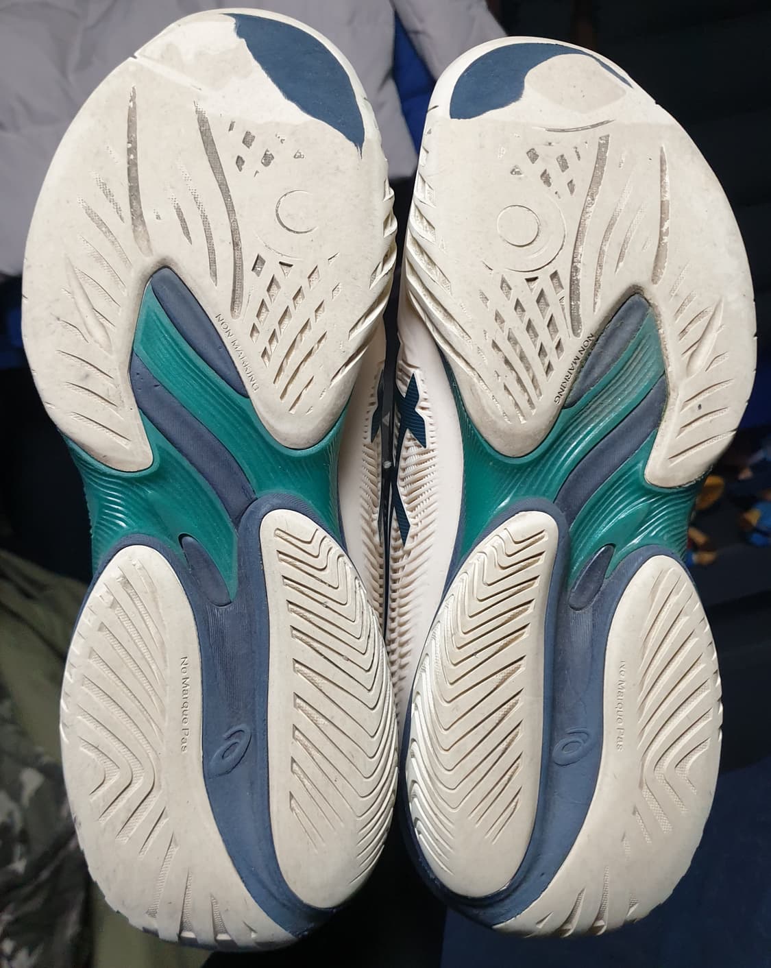 아식스 코트 FF3 배드민턴 겸 테니스화 크림/재스퍼그린 (275) 상품이미지5