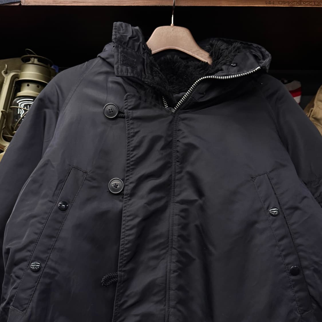 알파 인더스트리 N3B 밀리터리 퍼 후드 야상 자켓 파카 복각 N134 상품이미지3