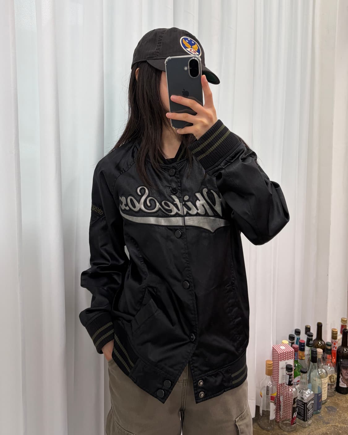 [M]MLB 화이트 삭스 새틴 스타디움 자켓 상품이미지1