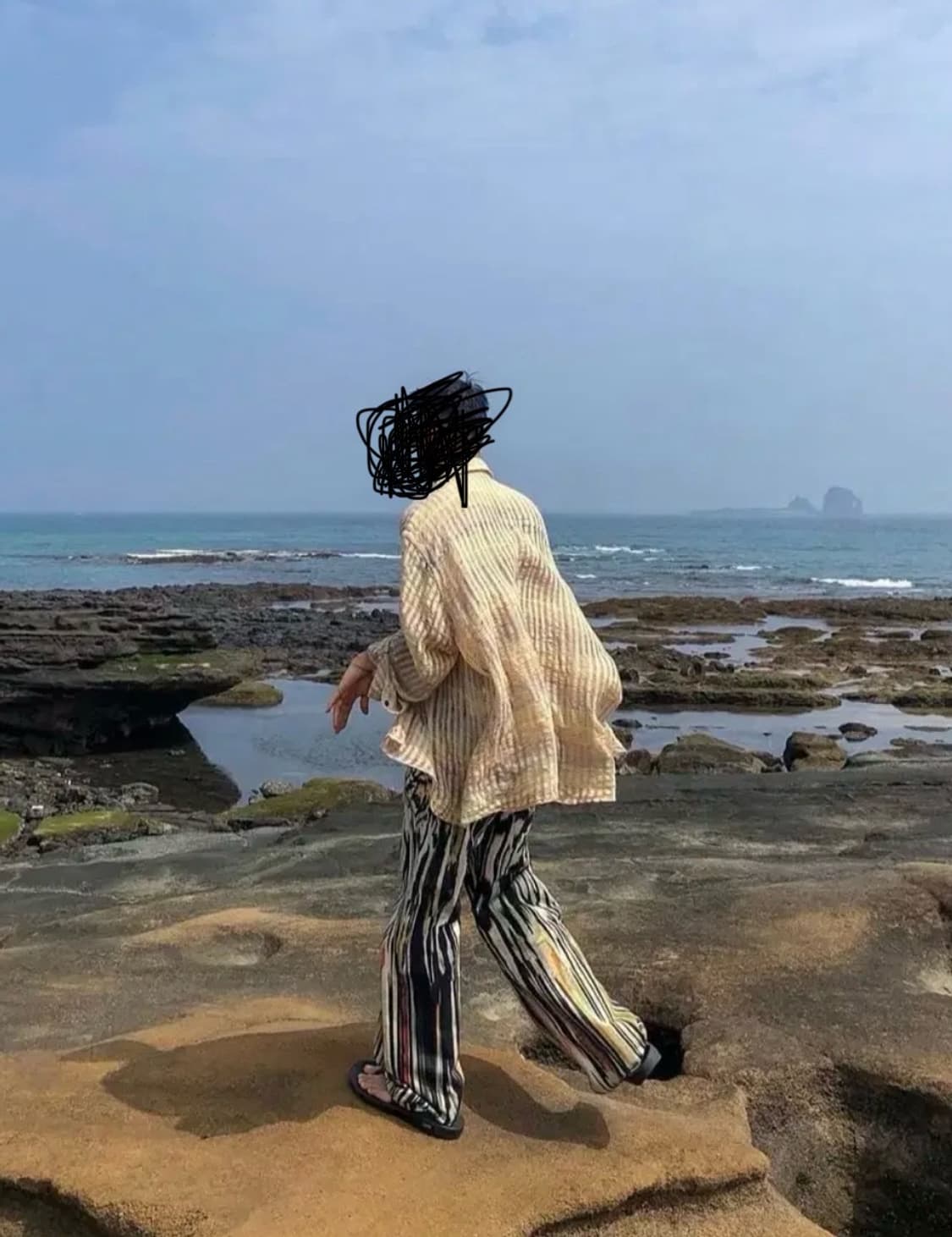 아워레가시 버로우드 셔츠 레인보우 48 팝니다 상품이미지3