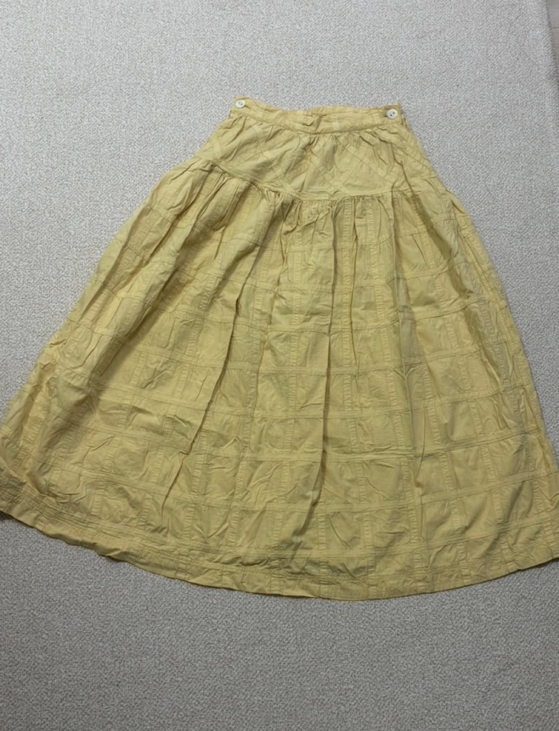 Hai Sporting Gear 빈티지 옐로우 롱스커트 상품이미지1