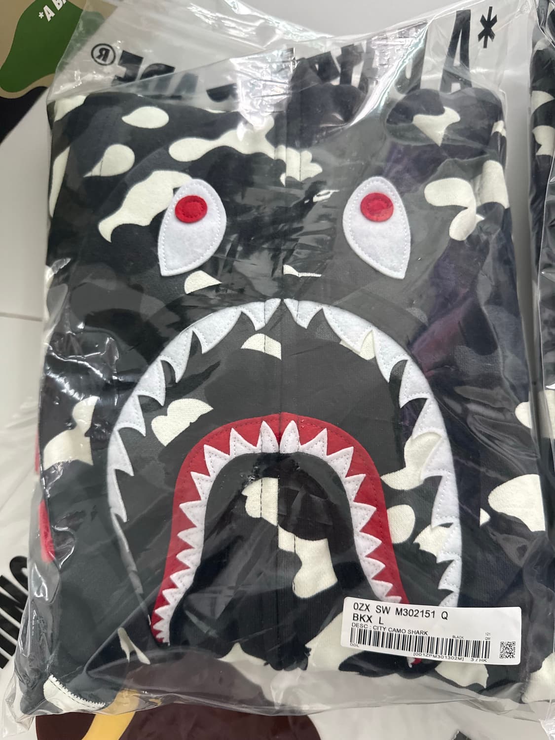 베이프 홍콩 카모시티 새상품 L  상품이미지3