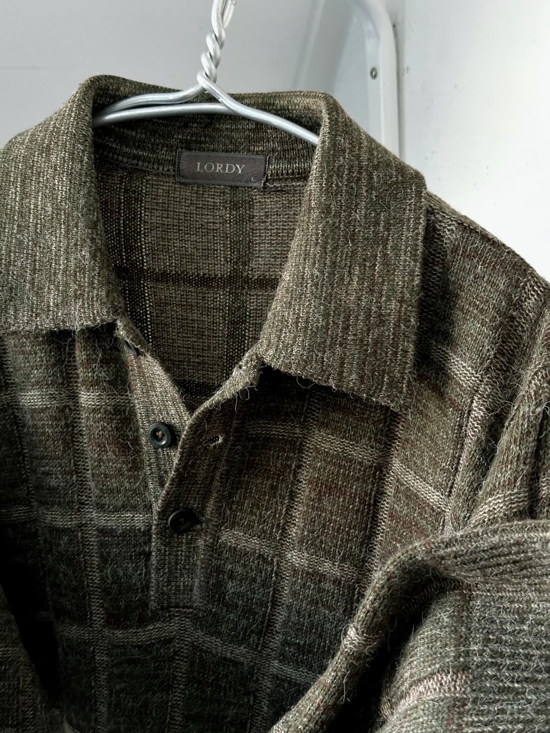 Brushed fabric pattern polo knit 상품이미지2