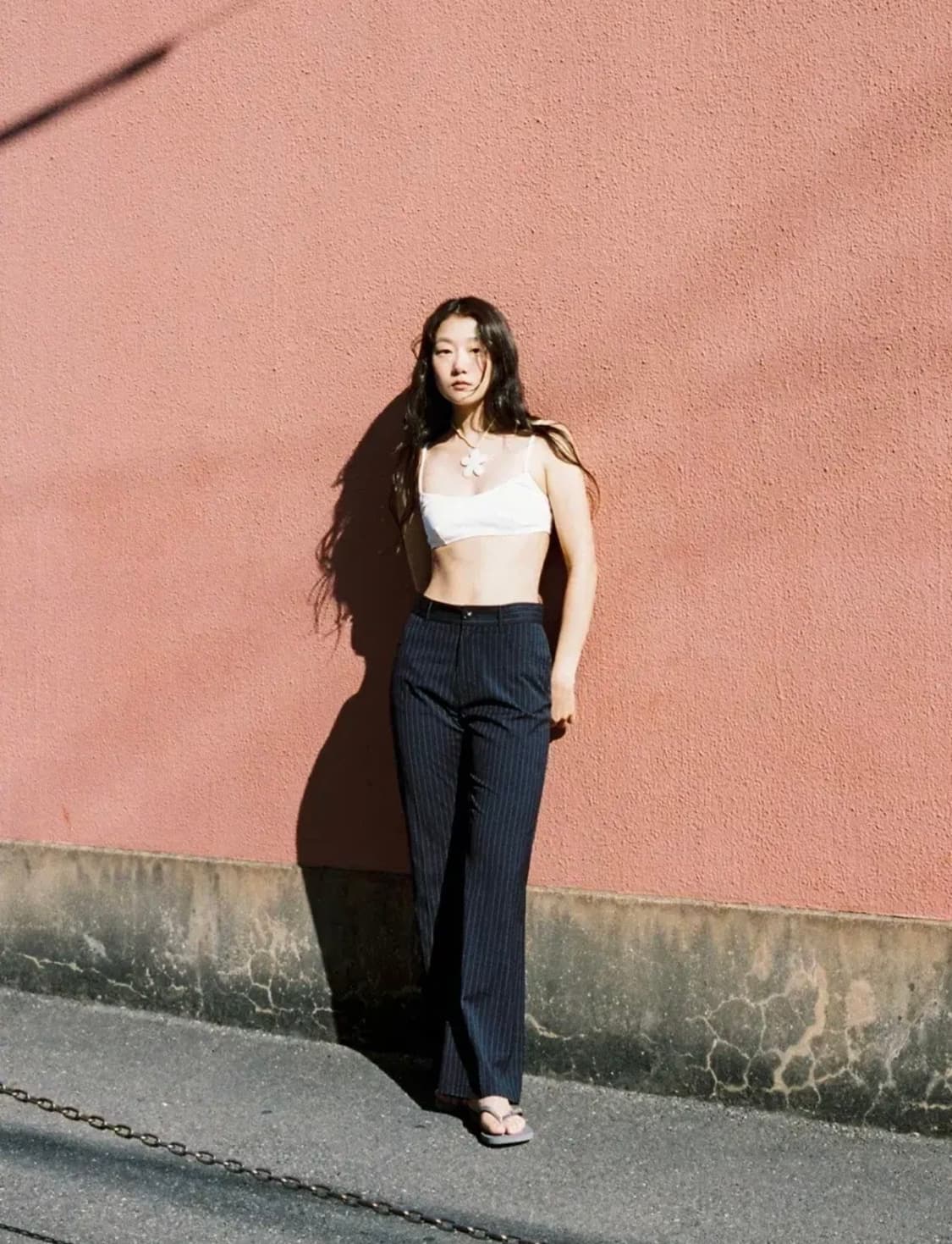 PONYTAIL New 90s Pinstripe Slacks 상품이미지2