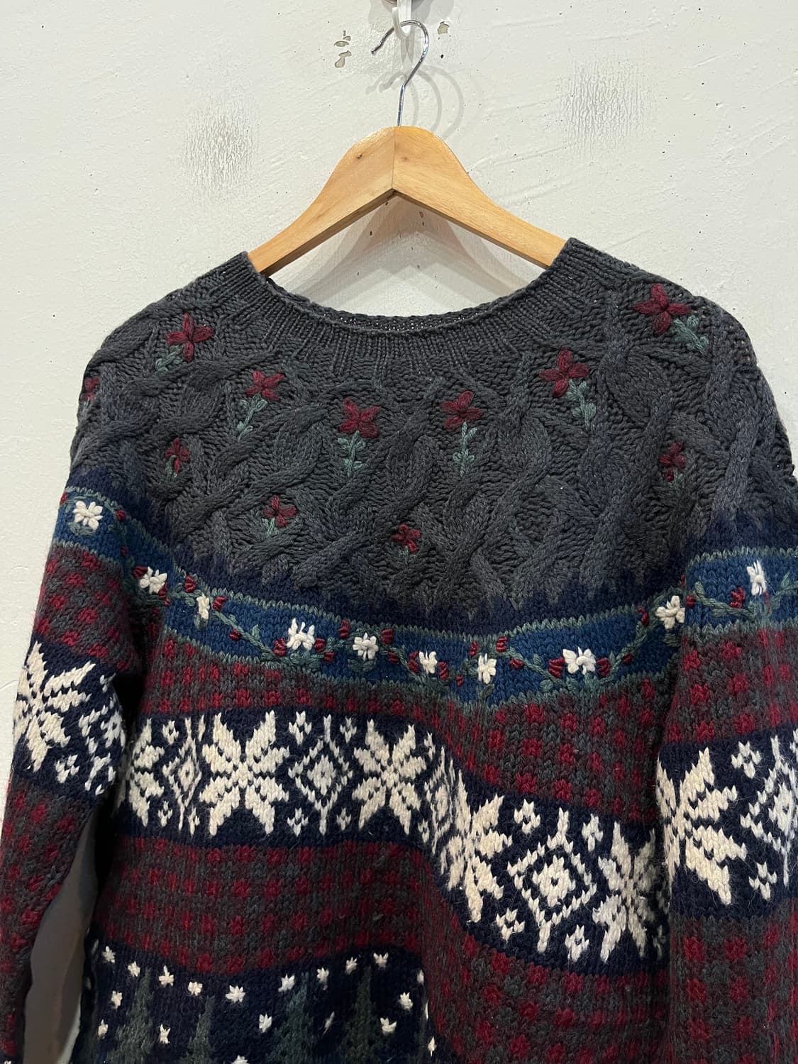 에어로포스테일 울 노르딕 니트 스웨터 우먼즈 상품이미지2